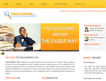 Tablet Screenshot of finalworker.com